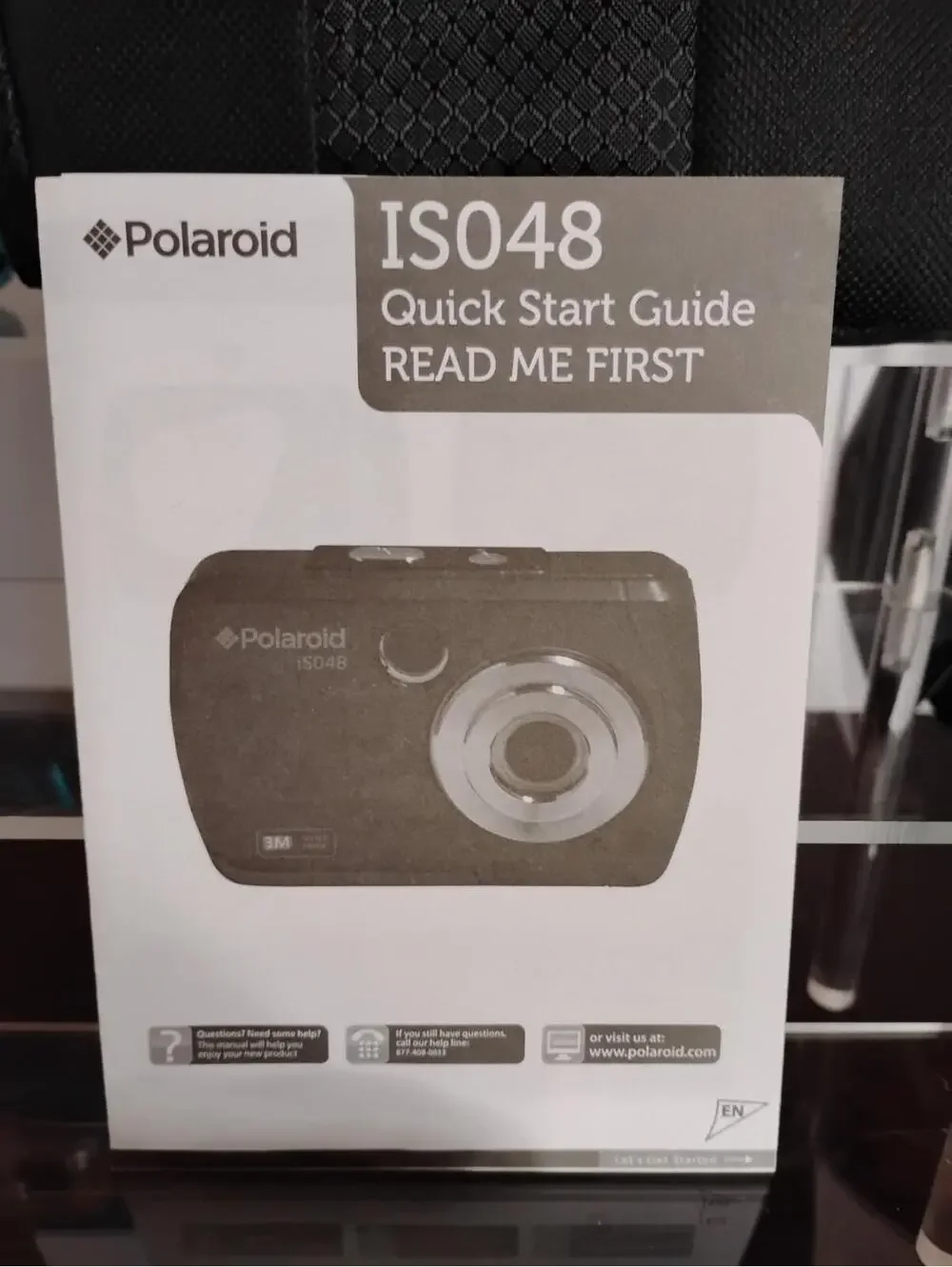 Polaroid ISO48 16MP Digital Camera Water Proof, Instant Sharing With Case